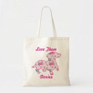 Bolsa Tote Cachorro Dachshund Fofo