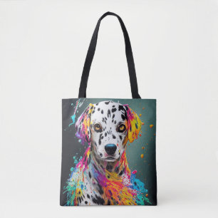 Bolsa Tote Cachorro Dalmático Pet Cute Adorável Companheiro A
