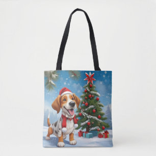 Bolsa Tote Cachorro de Beagle Natal
