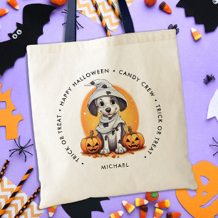 Bolsa Tote Cachorro De Cachorro De Halloween Personalizado Ou