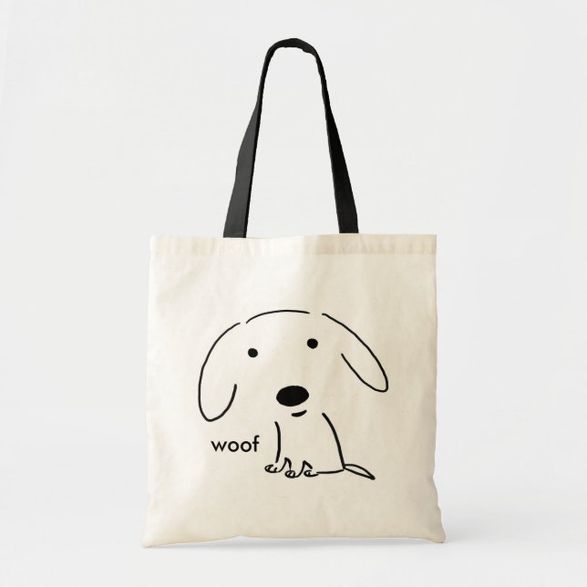 Bolsa Tote Cachorro de Cachorro | Pet Art (Frente)