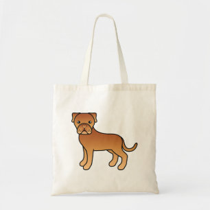 Bolsa Tote Cachorro de Cartoon Cachorro De Bordeaux