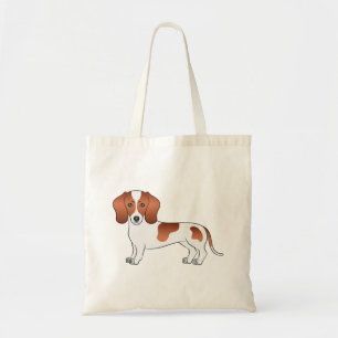 Bolsa Tote Cachorro de Cartoon de Cabelo Curto Vermelho Pieba
