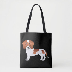 Bolsa Tote Cachorro de Cartoon de Cabelo Curto-Vermelho - Pre