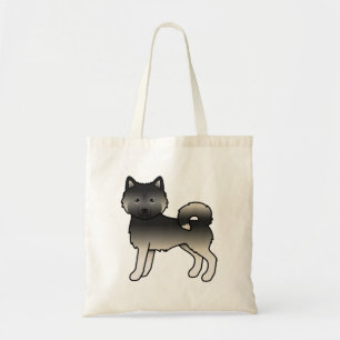 Bolsa Tote Cachorro de Cartoon Gouti Alaskan Malamute