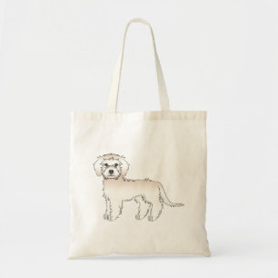 Bolsa Tote Cachorro de Cartoons de Mini Goldendoodle