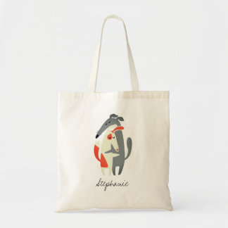 Bolsa Tote Cachorro de Cute Personalizado e Galgo Greyhound