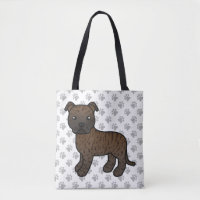 Cachorro de desenho animado Bull Terrier Staffords