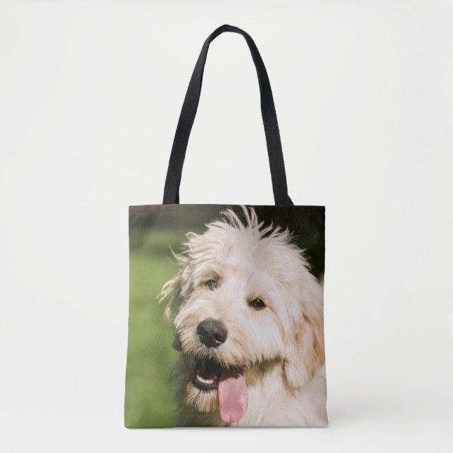 Bolsa Tote Cachorro de Dourado (Frente)