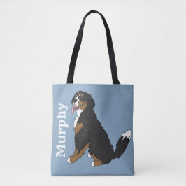 Bolsa Tote Cachorro de Montanha Bernese Personalizável