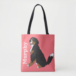 Bolsa Tote Cachorro de Montanha Bernese Personalizável
