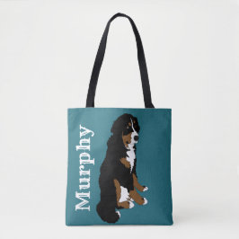 Bolsa Tote Cachorro de Montanha Bernese Personalizável