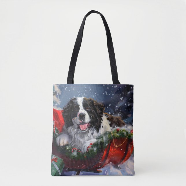 Bolsa Tote Cachorro de Terra Nova Festivo (Frente)