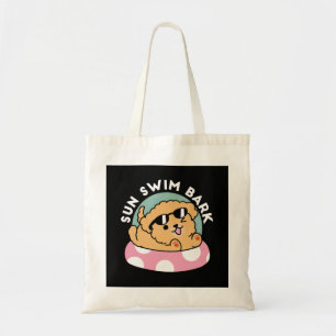 Bolsa Tote Cachorro de verão - Cachorro flutuante com óculos 