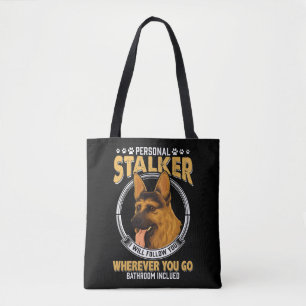 Bolsa Tote Cachorro do German shepherd Pessoal