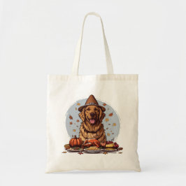 Bolsa Tote Cachorro do Ouro de Ação de Graças
