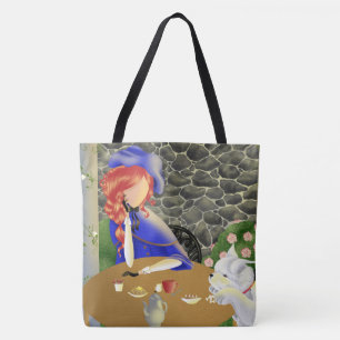 Bolsa Tote Cachorro e dama em café no Sunset