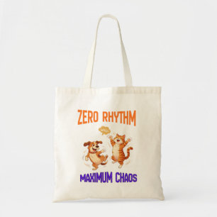 Bolsa Tote Cachorro e Gato Divertidos Ritmo Zero C