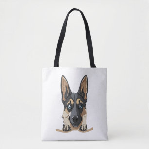 Bolsa Tote Cachorro Engraçado Pocket Puppy para Cachorro Amad