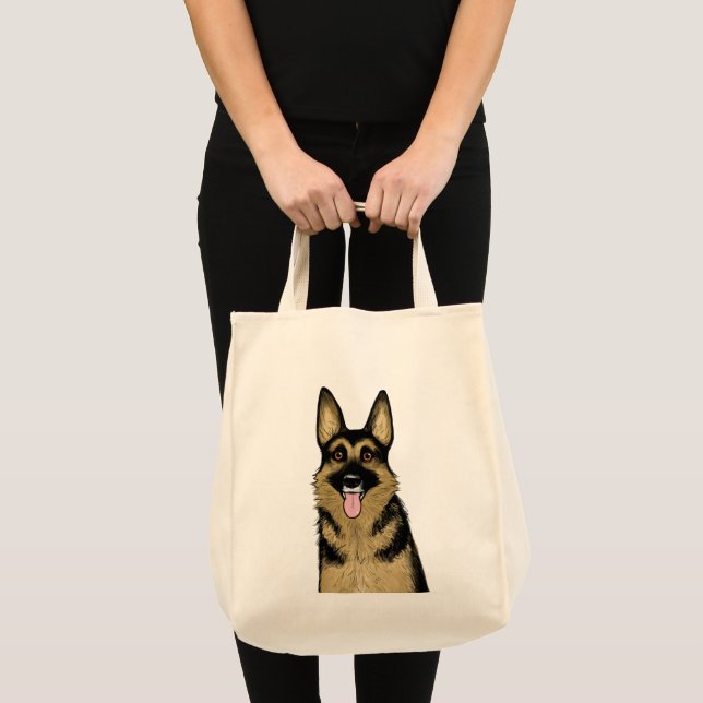 Bolsa Tote Cachorro-German shepherd original Pet Lover (Frente (produto))