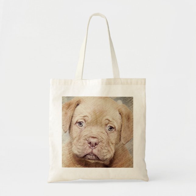 Bolsa Tote Cachorro, Natureza, Cão (Frente)