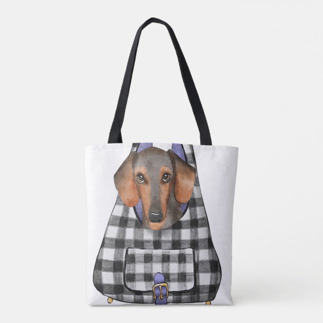 Bolsa Tote Cachorro num saco (Verso)