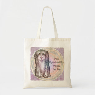 Bolsa Tote Cachorro Pastor Olhando para Você
