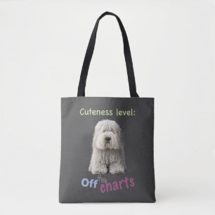 Bolsa Tote Cachorro Pet Cuteness Level Cuteness Adorável Cita