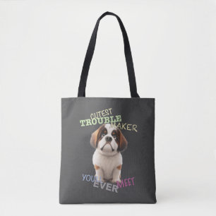Bolsa Tote Cachorro Pet Cuttest Troubleshoot Maker Bonito Eng