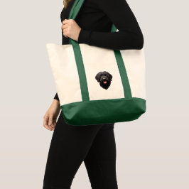 Bolsa Tote Cachorro Preto Labradoodle