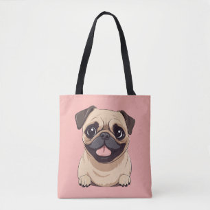 Bolsa Tote Cachorro pug