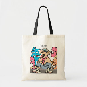 Bolsa Tote Cachorro Retroativo da Rua Relaxada   Engraçado