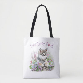 Bolsa Tote Cachorro rouco Mãe Floral