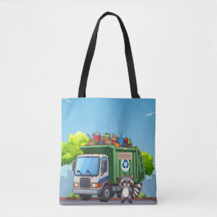 Bolsa Tote Cachorro simpático e caminhão de "comida"