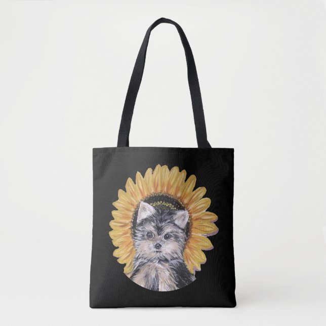Bolsa Tote Cachorro Yorkshire Terrier Fofo (Frente)