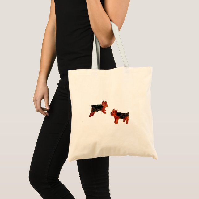 Bolsa Tote Cachorros Cachorros Cortados (Frente (produto))
