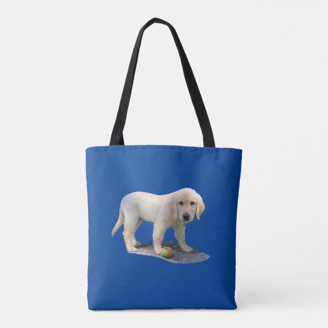 Bolsa Tote 'Cachorros de Fave' personalizáveis Comprando Bols (Verso)