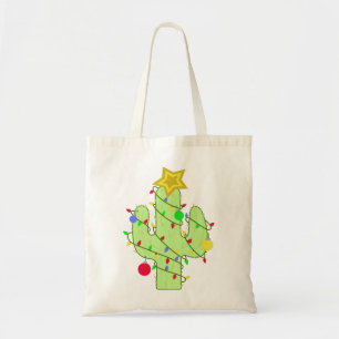 Bolsa Tote Cacto de Natal
