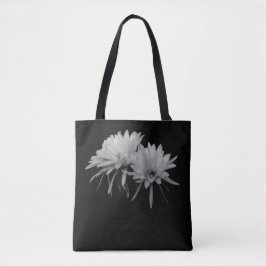 Bolsa Tote Cacto preto e branco floresce
