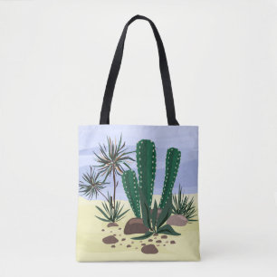 Bolsa Tote Cactos, suculentos.