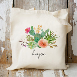 Bolsa Tote Cactus,Casamento de Nome Personalizado Braidsmaid 