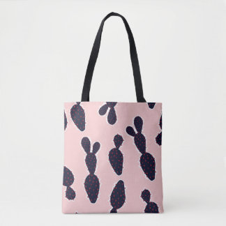Bolsa Tote Cactus Cuteness: Padrões Doces De Pastel