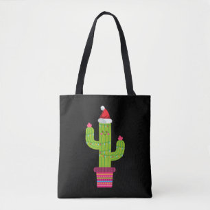 Bolsa Tote Cactus Natal