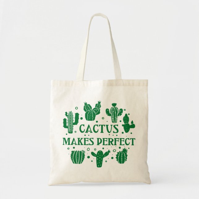 Bolsa Tote Cactus Torna Perfeito (Frente)