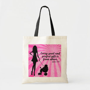 Bolsa Tote Cada bom e cristão perfeito do 1:17 de James do