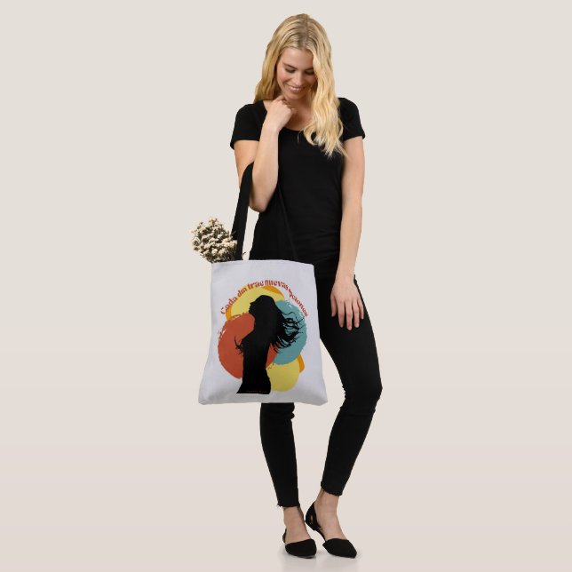 Bolsa Tote Cada dia trae nuevas opciones Palavra Espanhola (No(a) Modelo)