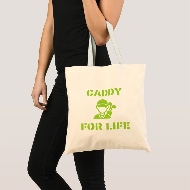 Bolsa Tote Caddy For Life Green Golfer Tote Bag (Criador carregado)