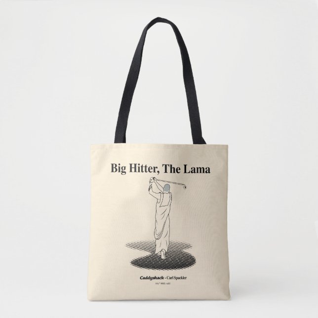 Bolsa Tote Caddyshack | Big Hitter, Lama (Frente)