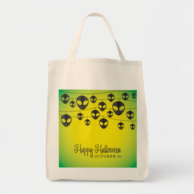 Bolsa Tote cadeia de alienígena (Frente)