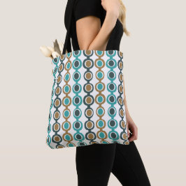Bolsa Tote Cadeia Moderna do Século Médio Escuro